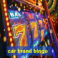 car brand bingo